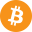 BTC Bitcoin logo for mining