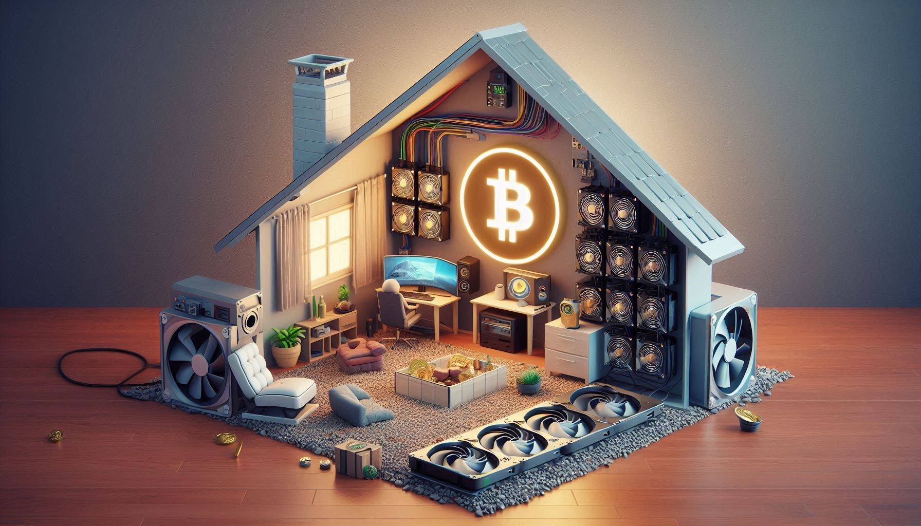 What is Mining farm - home mining